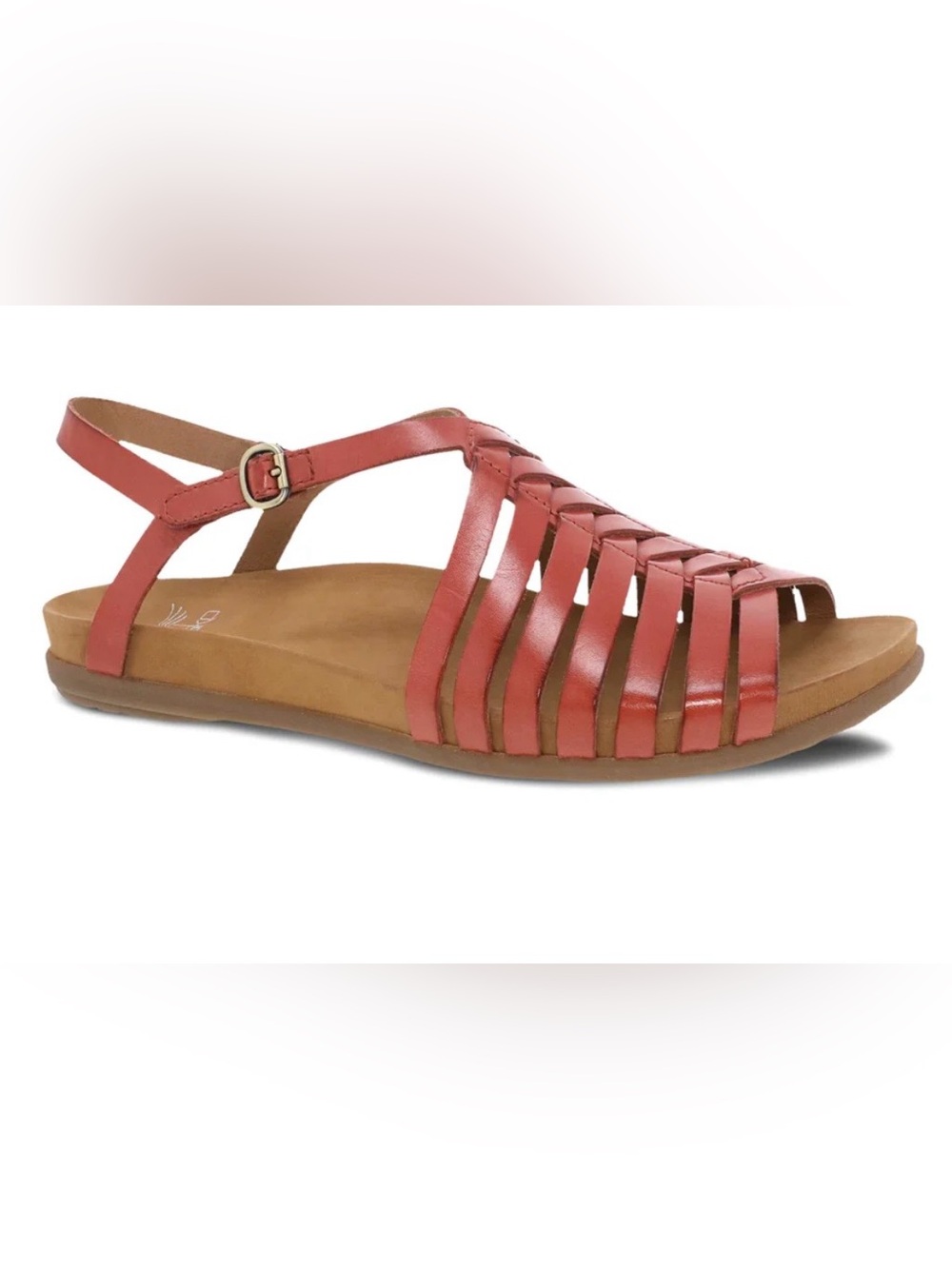 Dansko Jennifer Women's Leather Strappy Sandal In Clay Size 38